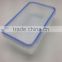 Bpa free promotionl plastic food container with seal ring