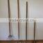 Stainless steel Cultivator Tools, Dutch hoe/leaf rake/ edger, long wood handle, high quality