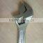 Carbon Steel Adjustable Spanner Wrench with Dipped Handle