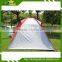 4 Person Double Layer Polyester Camping Family Tentage With Fibre Glass Pole
