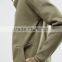 Custom Thumb Hole Dropped Shoulders Hooded Neck Side Slant Pockets Textured Green Men's 100% Cotton Casual Autumn Blank Hoodies