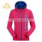 2017 spring new popular sport coats with colored zippers outdoor cardigan