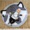 S65606A Round Fox Newborn Cotton Play Mat Baby climb Blanket