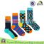 mens cotton socks,blue and pink socks for men,sublimation printing cotton socks