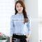 Custom Womens Chantity Nice Design Fashionable Ladies Formal Tops and Blouses Models for Summer