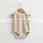 Wholesale 100% organic cotton baby romper outfit newborn baby girl boy romper