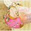 Super Hot Fashion Bags Pink Crystal Key Chain Women's Car Keychain Pendant