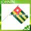 Cheering use polyester material hand flag all countries