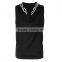 Black Slim Fit Sleeveless Hoodie Gym Wearing