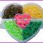 3000pcs each box cheap diy loom bands crazy loom rubber bands for kids game