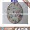 glass clock with sublimation coating, office desk wall clock