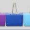 DIY color mix silicone beach handbag silicone shoulder bag