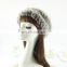 New style hot sale ladies rabbit fur weaving beret hats
