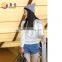 Round Necked Pullover Knitted Sweater with Pattern for Girls