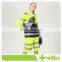 Yellow and Blue Customized Reflective pipe Working Safety Jacket