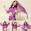 BestDance Sexy Belly Dance Shinning Costume long Blouse Lantern Tops bras Costume