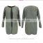 Classic Winter Outwear Thick Wool Cardigan Coat For Mature Women