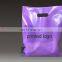 Custom design logo printing pe cheap die cut patch handle biodegradable shopping plastic bag