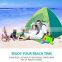 Automatic Pop Up Tent Sun Shelter Cabana 3 Person UV Protection Beach Shade for Outdoor Activities