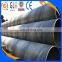 large diameter galvanized steel spiral steel pipe on sale