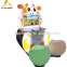 Indoor Amusement Coin Pusher Attractive Lovely Cow Kids Arcade Game Machine