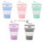 Hot sale customizable folding silicone coffee cup with multifunction