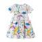 2020 Children's Dress Summer Print Girl's Dress For Party Baby Girl Clothes