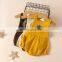 A0269# Soft Cotton Linen Romper Newborn Baby Rainbow Printed Romper Infants Clothes Toddlers Kids Suspenders Jumpsuits