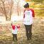 Family Matching Outfits T-shirt Mother Daughter Son Kids Clothing Top tee Family Look long sleeve Letter T shirt Mother Kids nmd