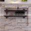 Custom wall hinging wooden wine racks,wood wine storage rack