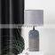 Hot sale fancy ceramic desk lamp antique design grey lighting table lamp for home bedside