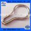 Metal hardware welded oval ring used for bag or clothes