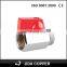 Water Oil Gas Media 2 way 4 inch Brass Ball Valve Thread End with good price