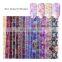 Holographic Foils Nail Sticker Fashion Gradient Marble Animal Flower DIY Set