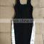 hot selling new style sexy black and white backless bandage dress