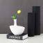 Personalised Tall Thin Large Big White Black Small Bore Ceramic Vase For Living Room TV Bench