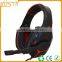 LED glowing top quality best stylish CE FCC gaming headsets with vibration functions