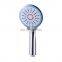 Round  ABS plastic chrome water saver rain top shower head
