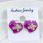 Vintage Fashion Cross Jewelry Cruces stud Earrings Arete pendiente para dama de ultimo moda Multi colores