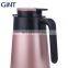 GiNT 1.9L Home Office School Use Tea Pot Fashion Style Stainless Steel Glass Coffee Pots