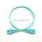 SC Duplex OM3 50/125 Fiber Optic Patch cord cordon de raccordement en fibre Fiber Jumper patch cord sc sc patch cord
