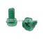 slotted raised countersunk oval head m4 color screws with baking finish