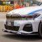 Carbon black  front splitter For BMW G20 2019+  Front Bumper Lip Splitters