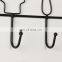 Creative Wrought Iron Hook,  Multi-function Wall Coat Hook,  Home Storage Hook Kitchen Towel Hook Wholesale B801188