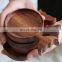 Promotion products cute fish shape acacia wood mat sublimation coaster for tea cup or snack