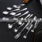 luxury stainless steel kitchen cooking spoon fork knife dinner utensils flatware party Restaurant tableware dinnerware set