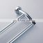 Zinc alloy Bathroom Double towel holder rack rail chromed accessories metal