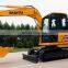 Shantui 7 ton Retro Escabadora 2.5 Ton Small Mini Crawler Excavator With Enclosed Cabin SE75