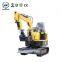 Hengwang HW-10 Free Shipping 1 ton Hydraulic Crawler Micro Mini Excavator Digger For Home Use