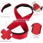 Workout Pull up Gym Fitness Padded Figure 8 Straps Deadlift Weight Lifting Wrist Straps